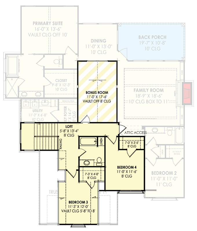 Second Level (Bonus Room Option)