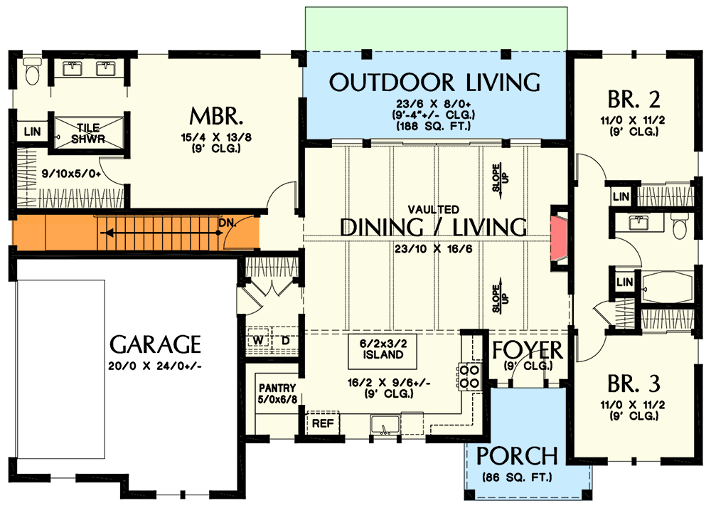 Main Level - Basement Stair Location