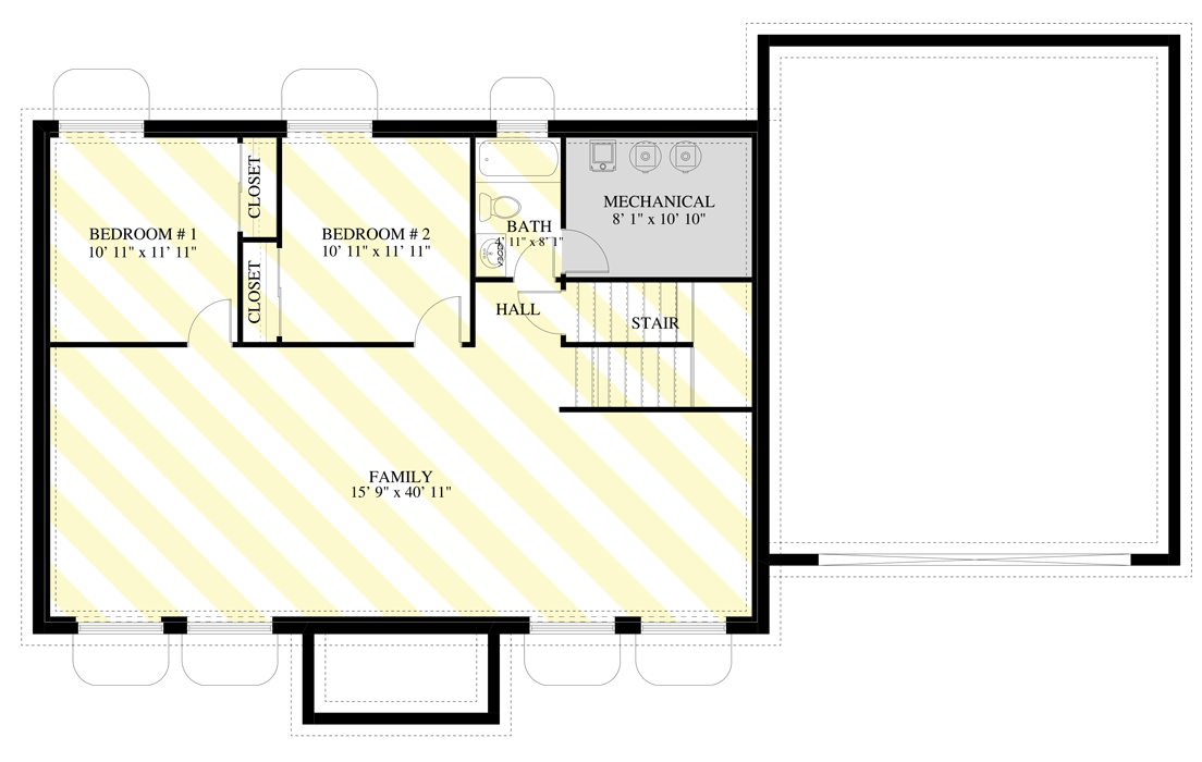 Optionally Finished Lower Level