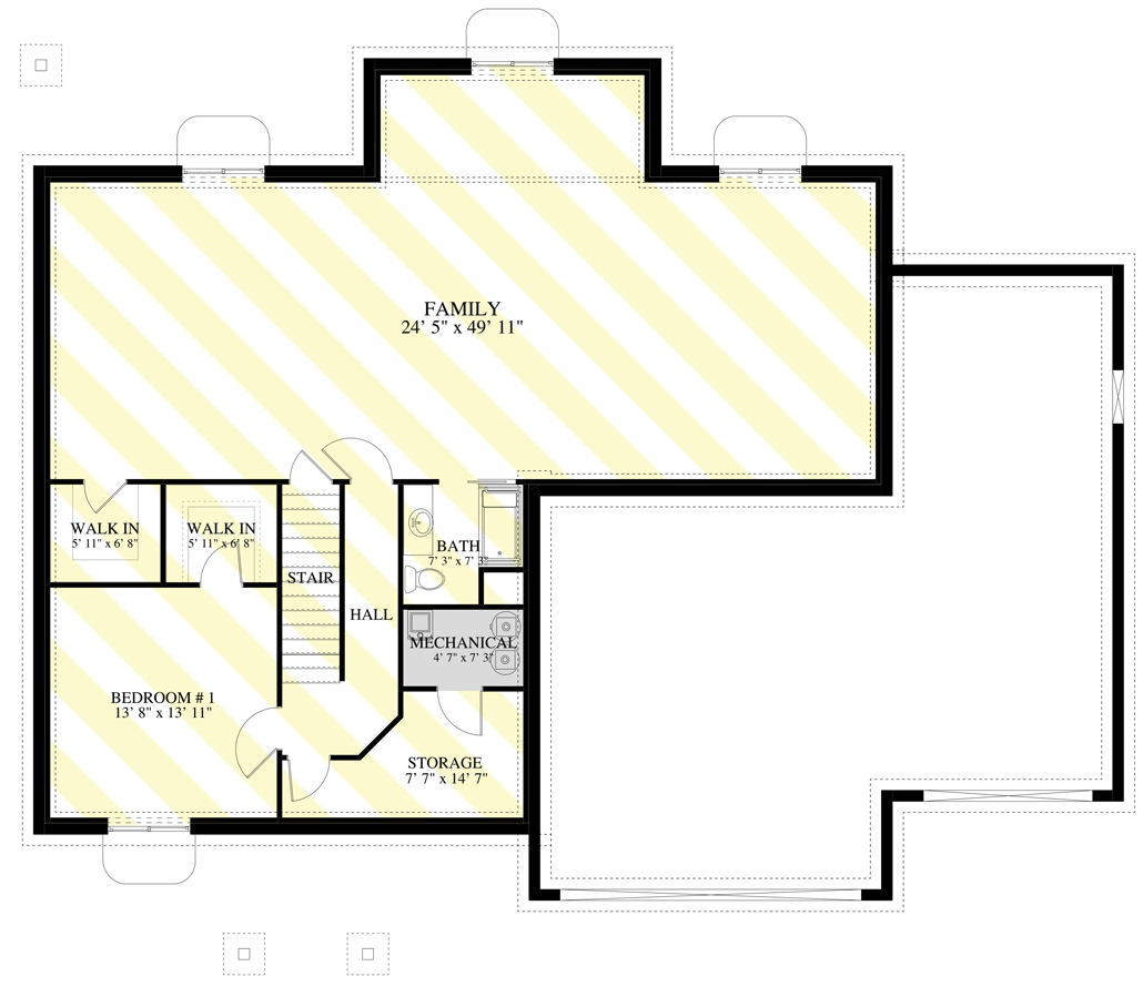 Optionally Finished Lower Level