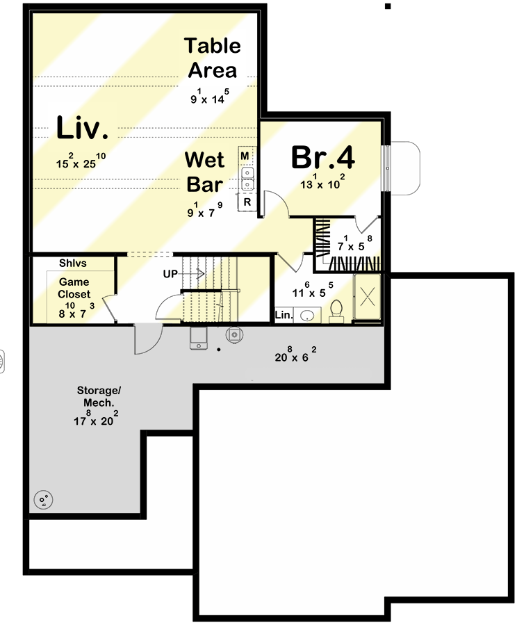 Optional Lower Level Layout ($ Paid Option)