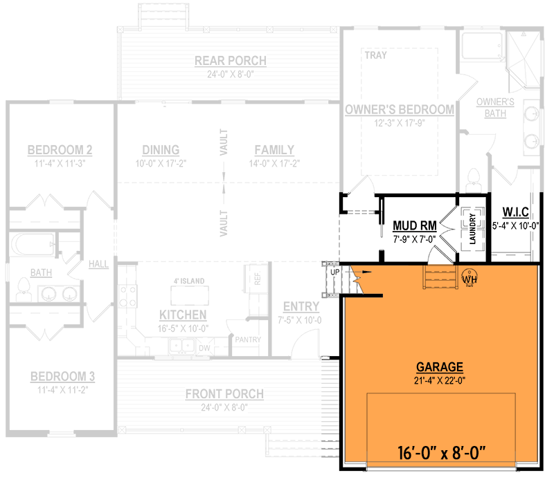 Optional 2-Car Front Garage (+$350)