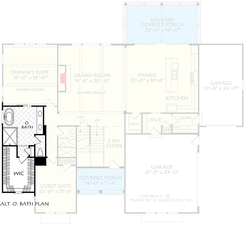 Optional Main Level Layout