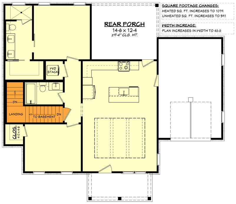 Main Level - Basement Foundation Option