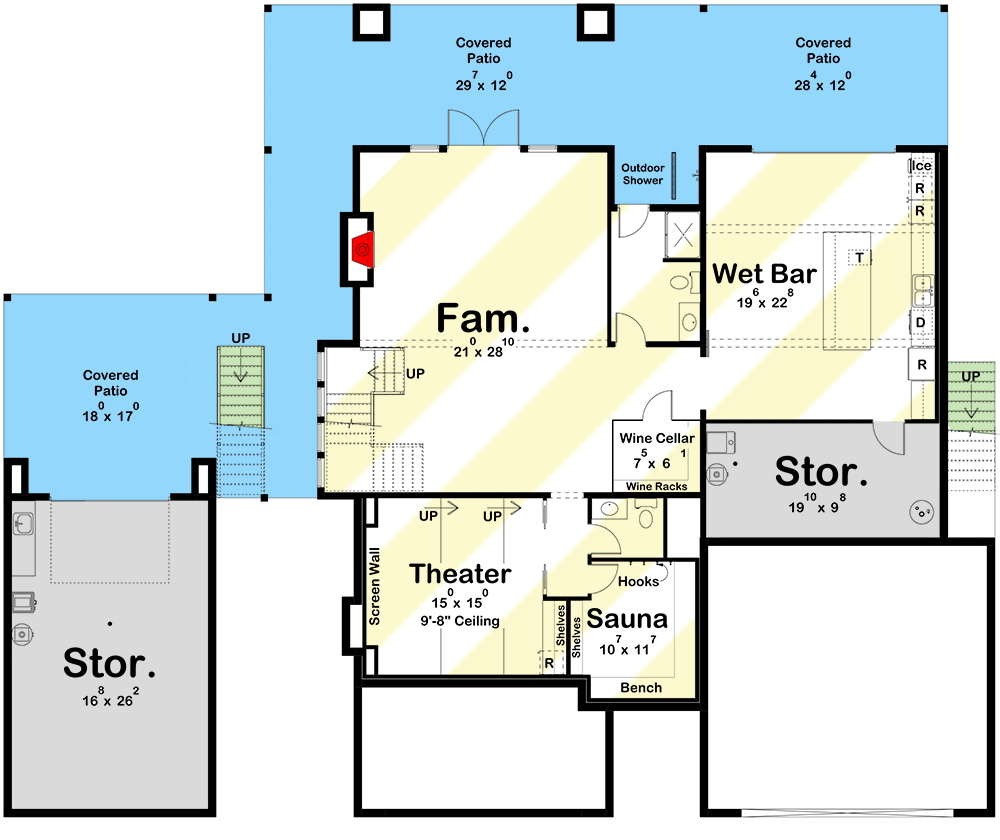 Optional Lower Level Layout ($ Paid Option)