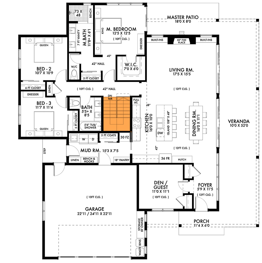 Basement Stairs Location