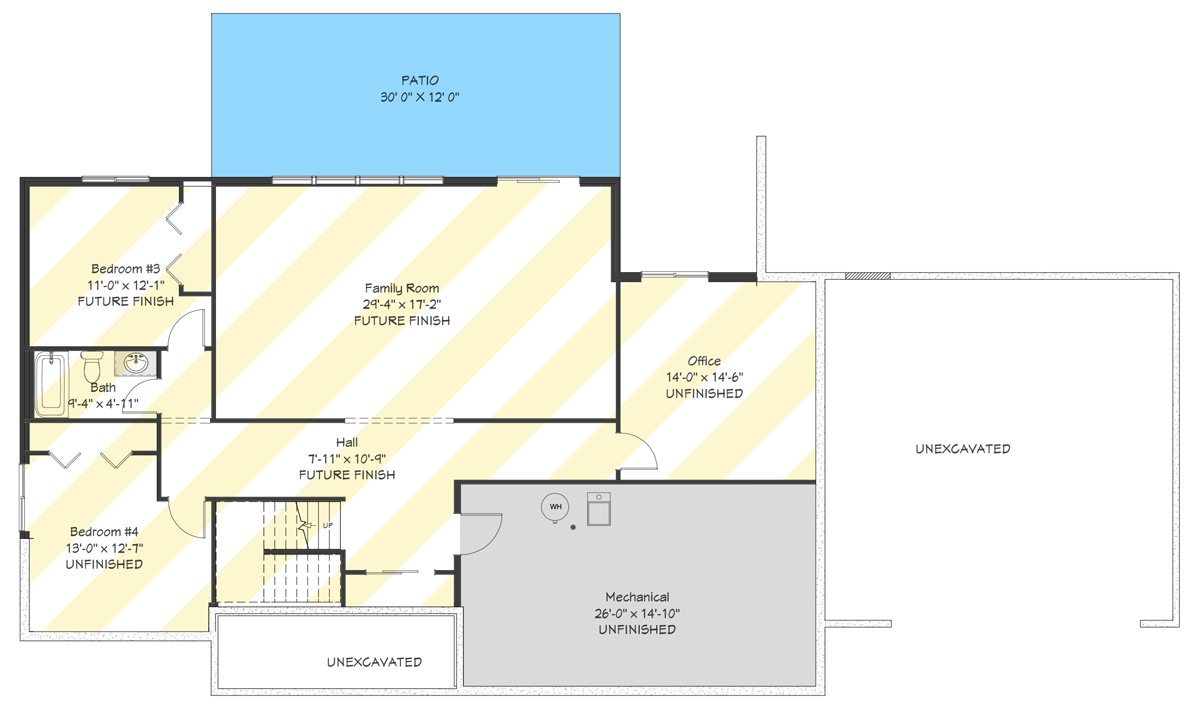 Optionally Finished Lower Level