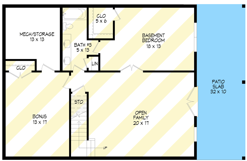 Optionally Finished Lower Level