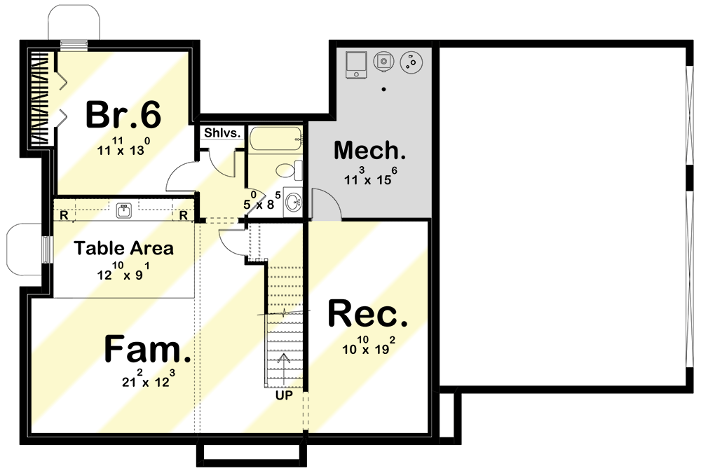 Optional Lower Level Layout ($ Paid Option)
