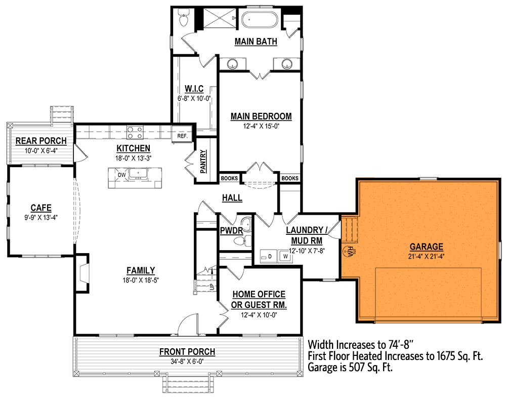 2-Car Front Garage Option (+$350)