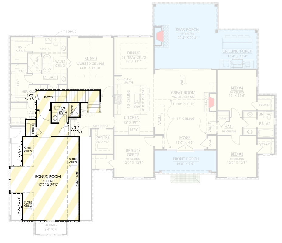 Optionally Finished Bonus Room