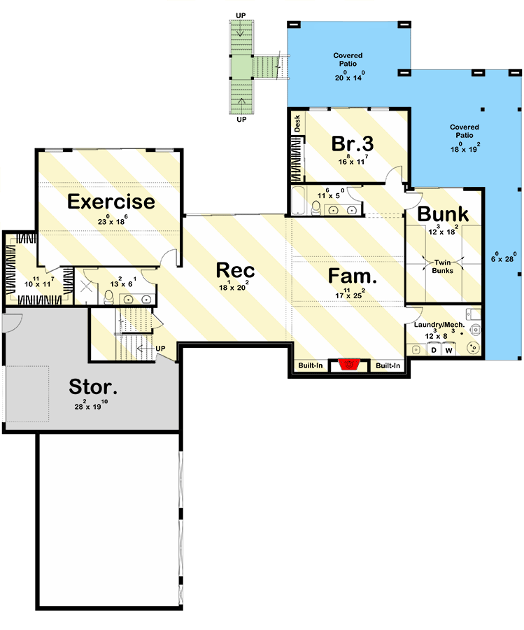 Optional Lower Level Layout ($ Paid Option)