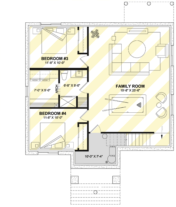 Optionally Finished Lower Level