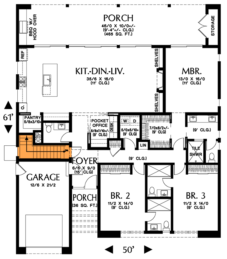 Basement Stairs Location