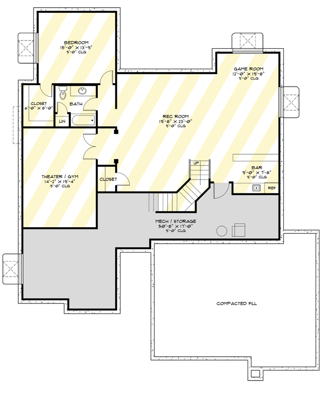 Lower Level - Optionally Finished Basement