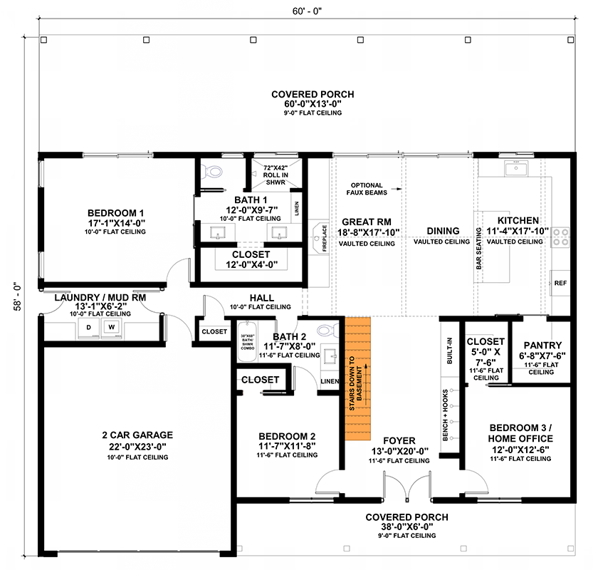 Basement Stairs Location