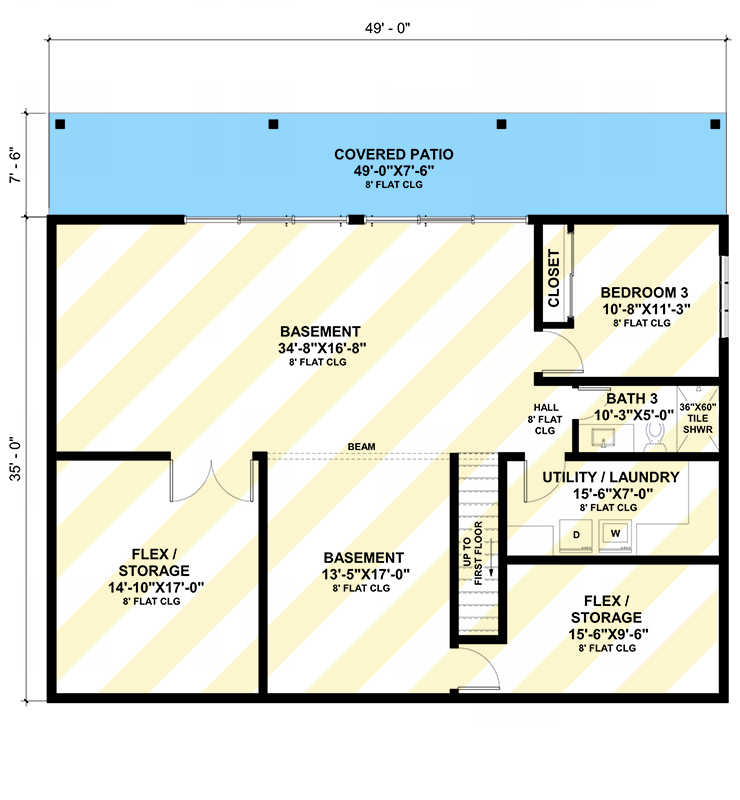 Optionally Finished Lower Level