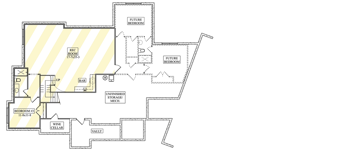 Optionally Finished Lower Level