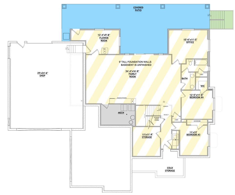 Optionally Finished Lower Level