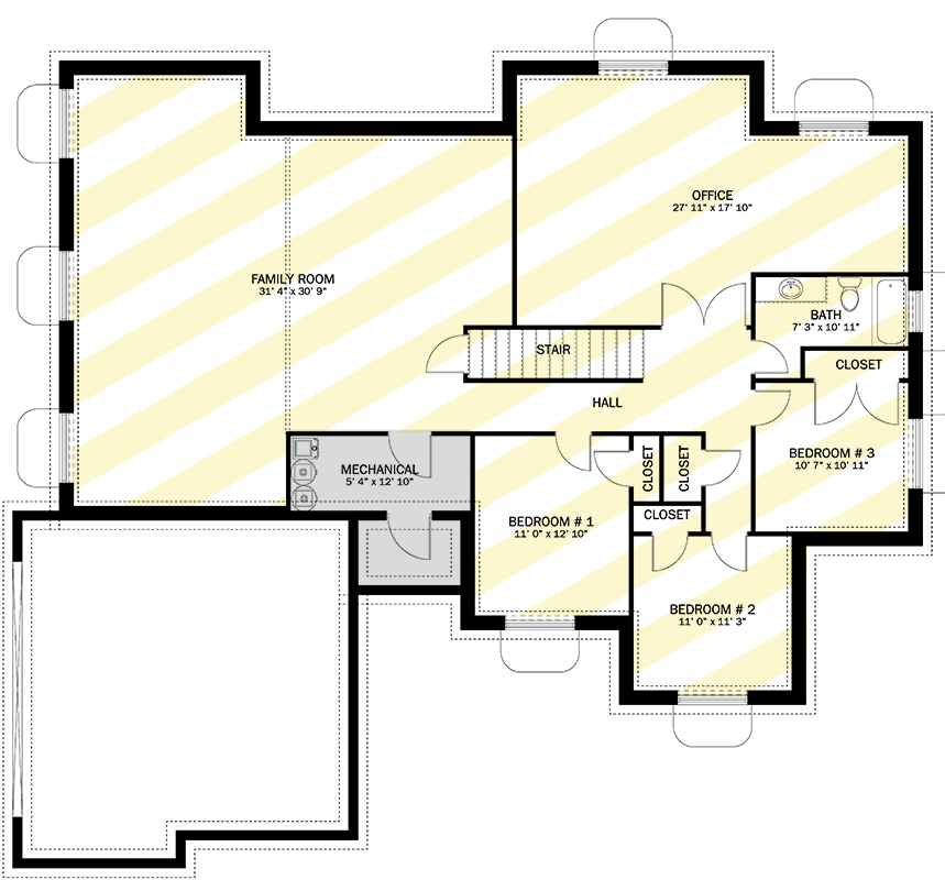 Optionally Finished Lower Level