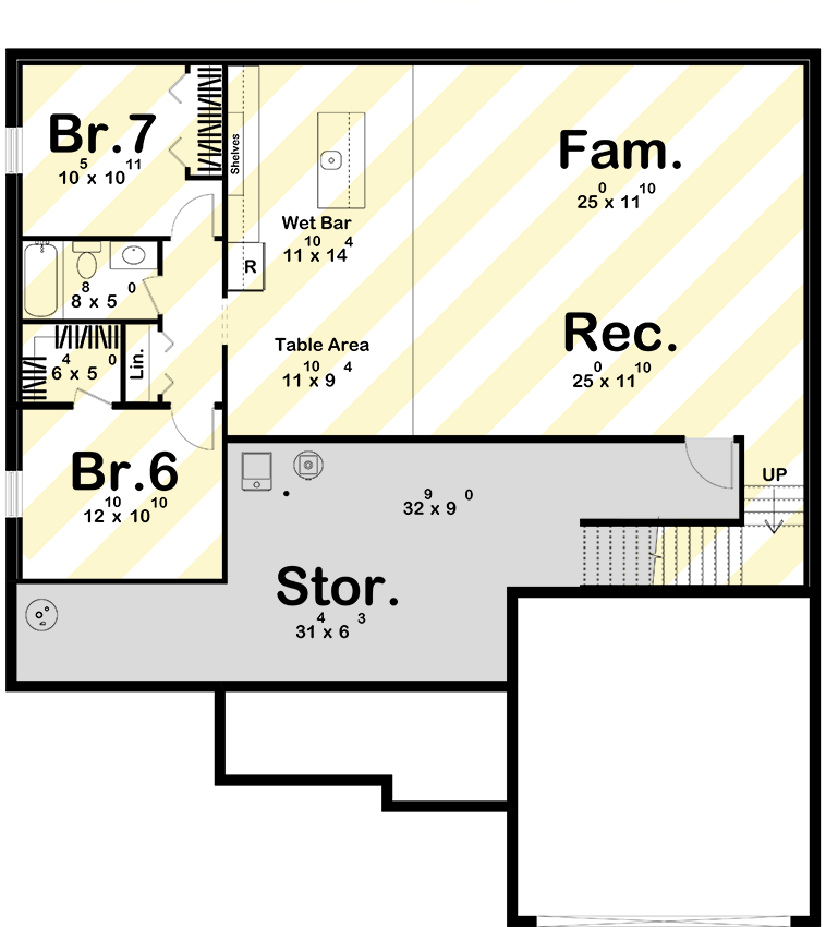 Optional Lower Level Layout (+$ Paid Option)