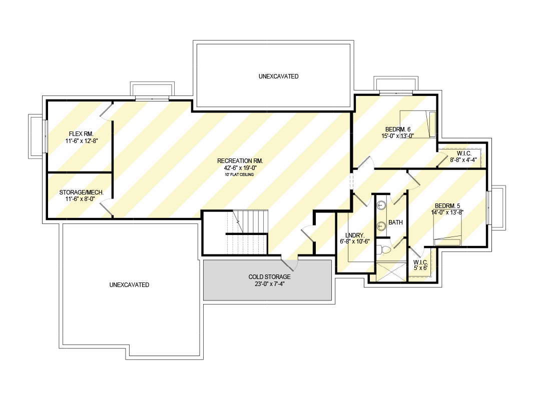 Optionally Finished Lower Level