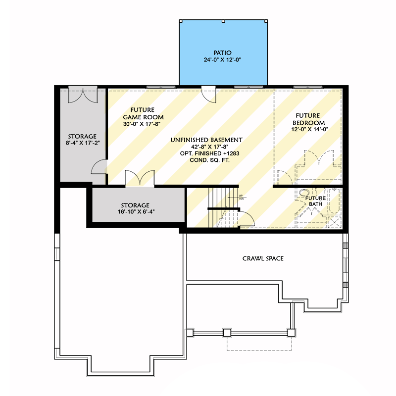 Optionally Finished Lower Level