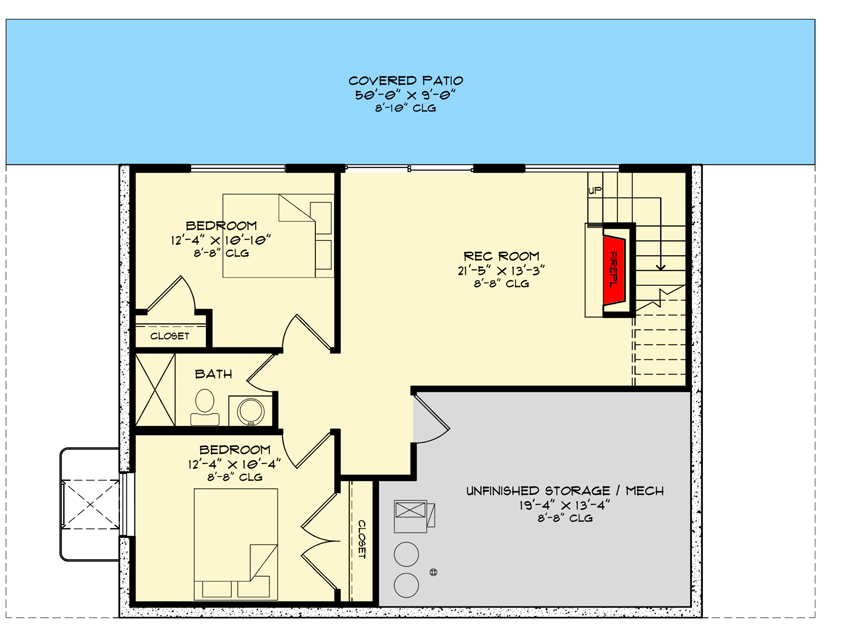 Finished Lower Level Walkout Basement