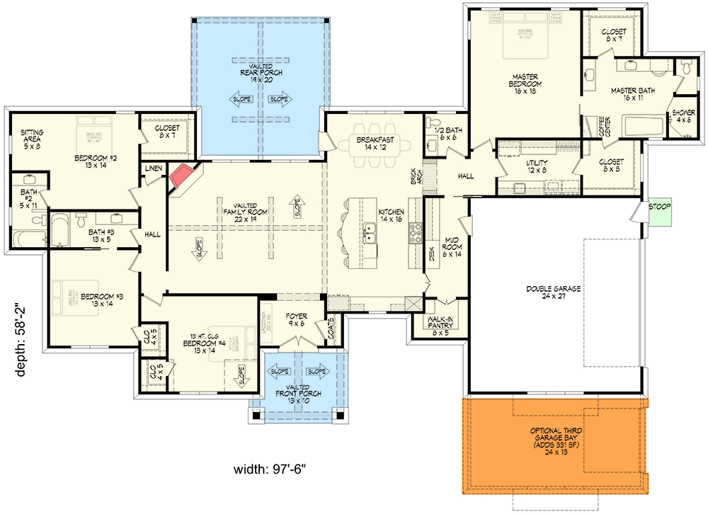 Optional 3rd Garage Bay + $300