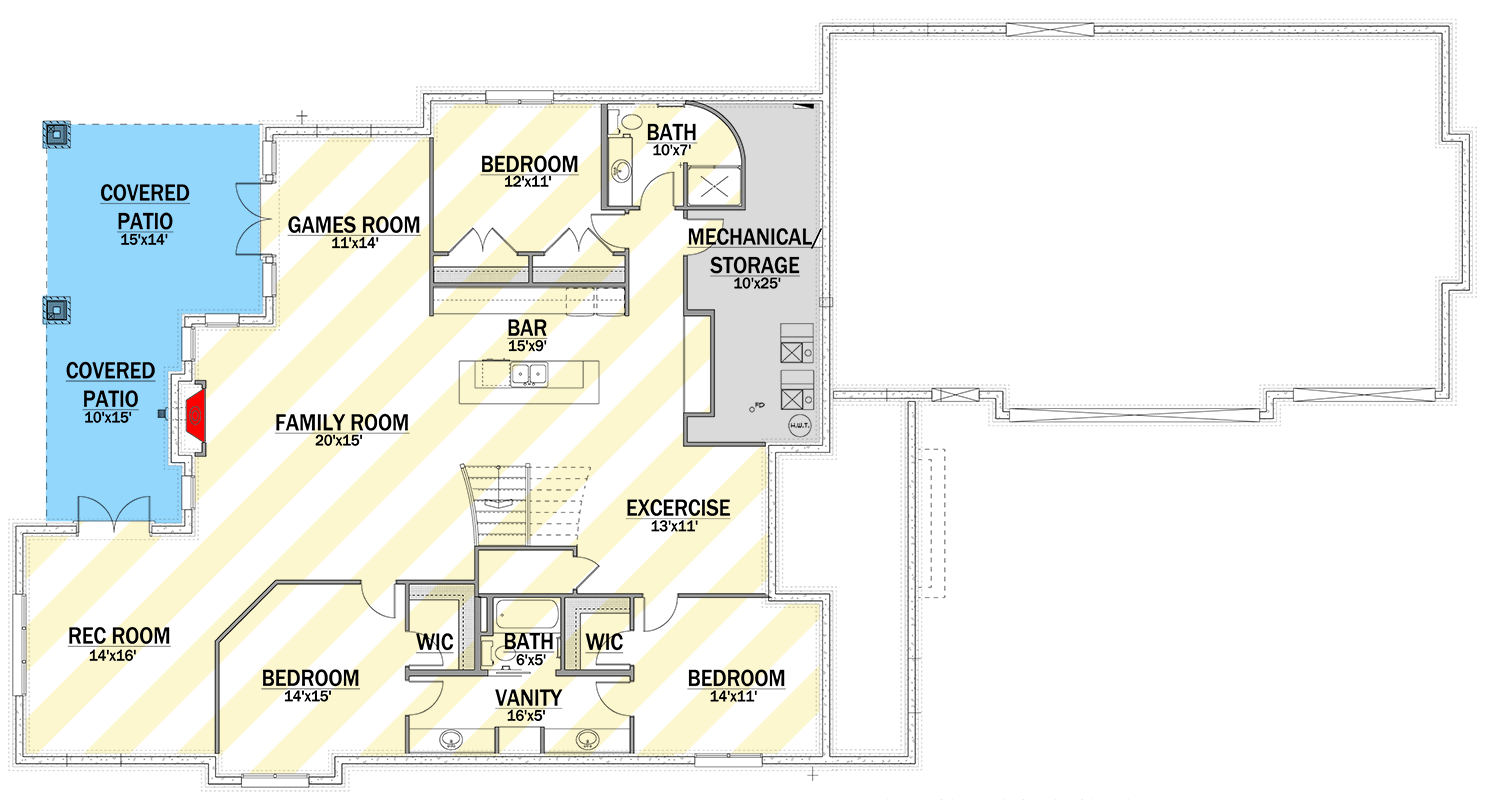 Optionally Finished Lower Level