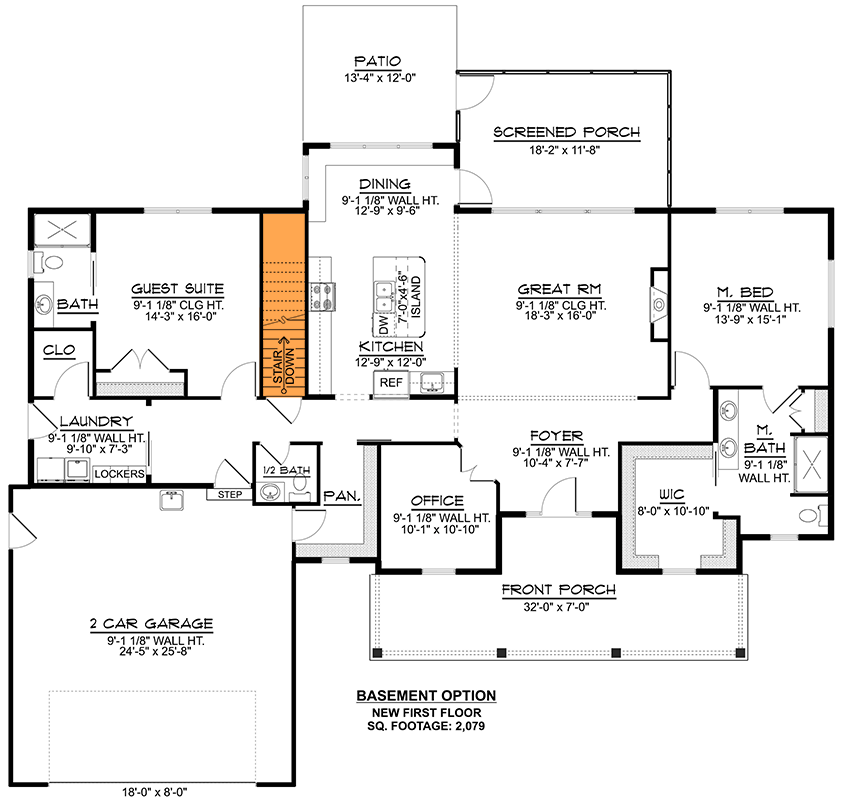 Basement Stairs Location