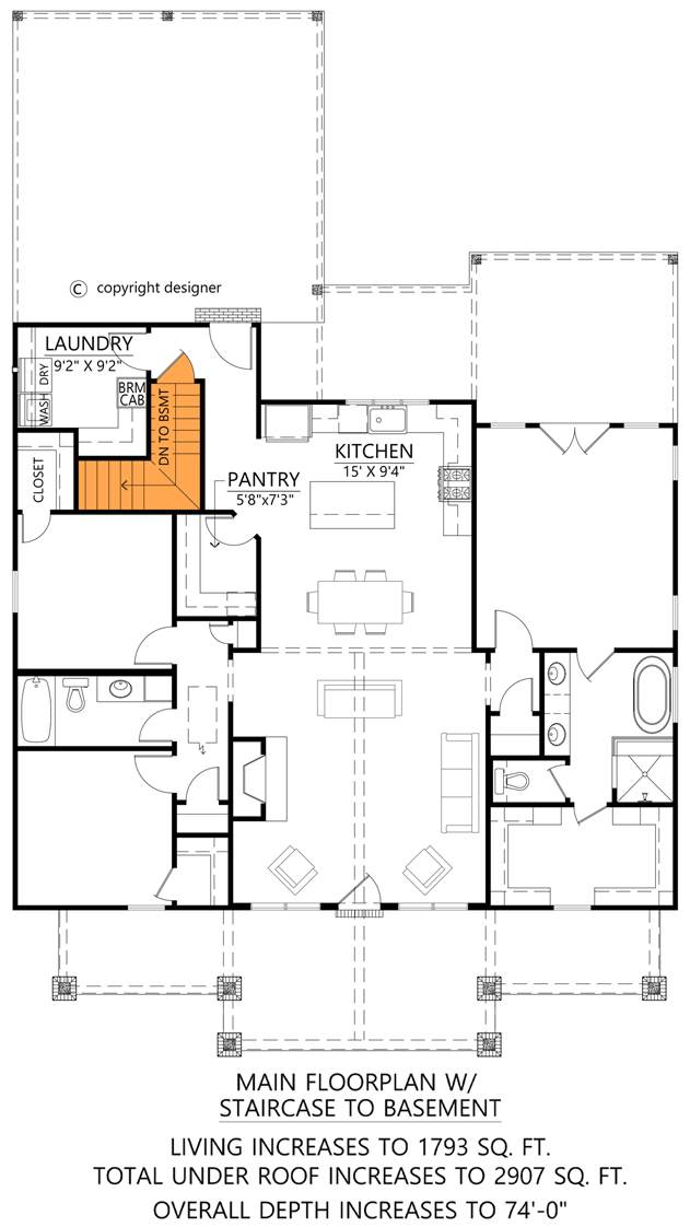 Basement Stairs Location