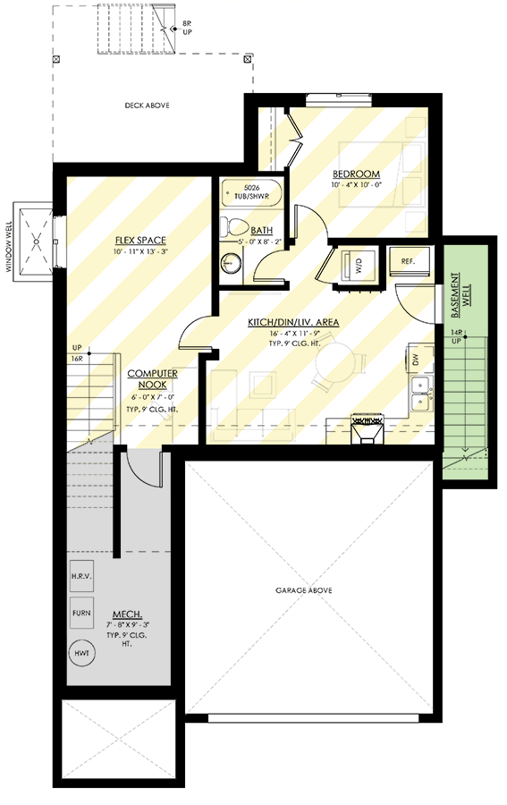 Optionally Finished Lower Level