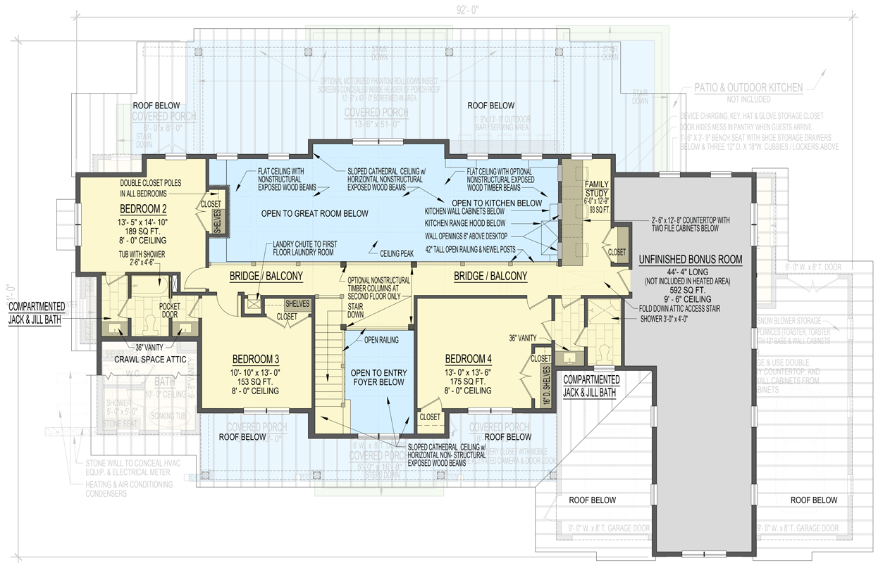 2nd Floor - 4-Bed Version (included)