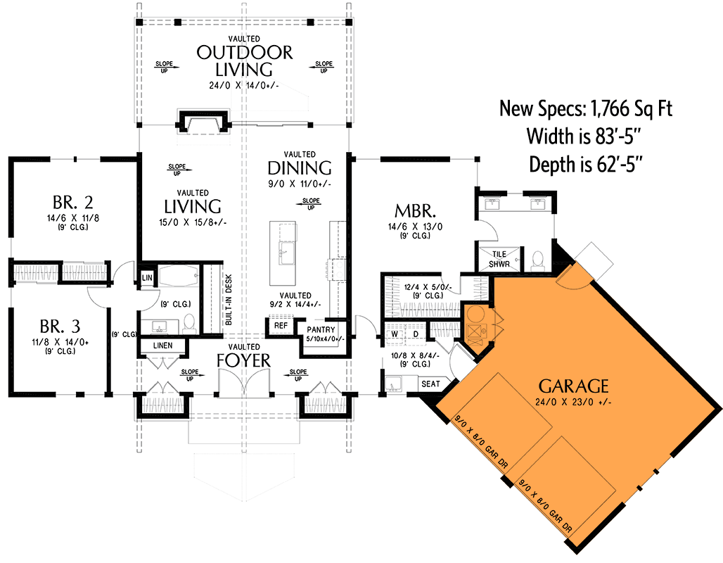 2-Car Attached Garage (Paid Option)