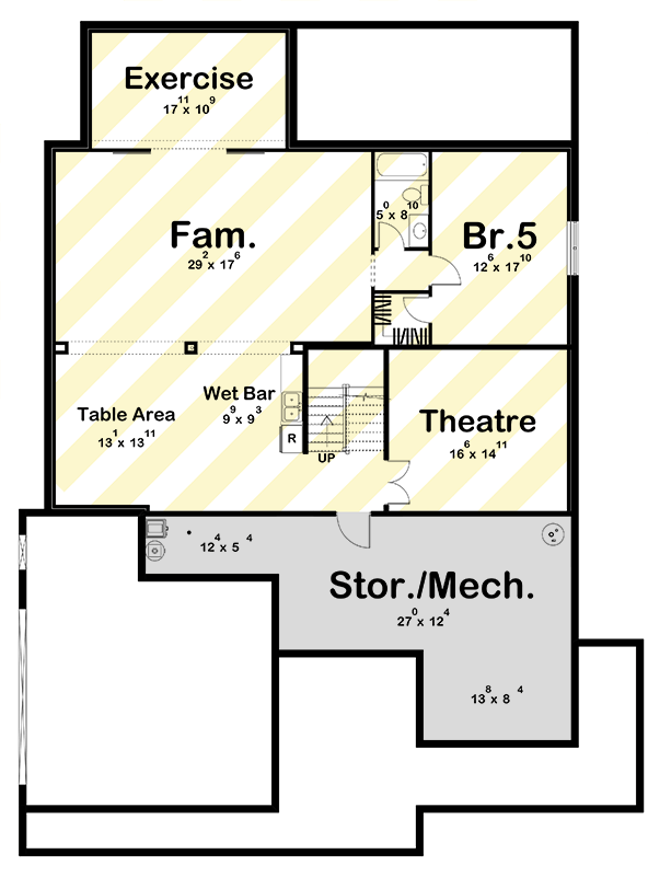 Optional Lower Level Layout ($ Paid Option)