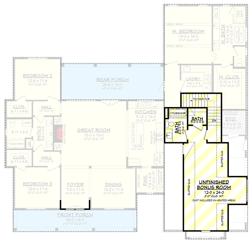 Optionally Finished Bonus Room