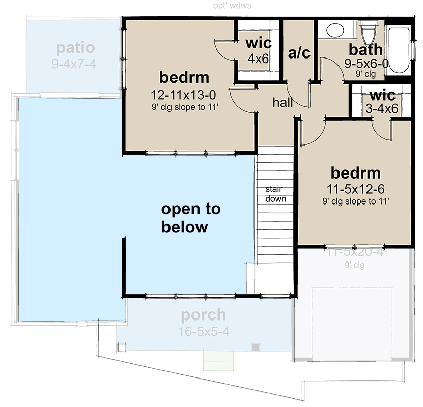 2nd Floor - (Unit 1 & 4)
