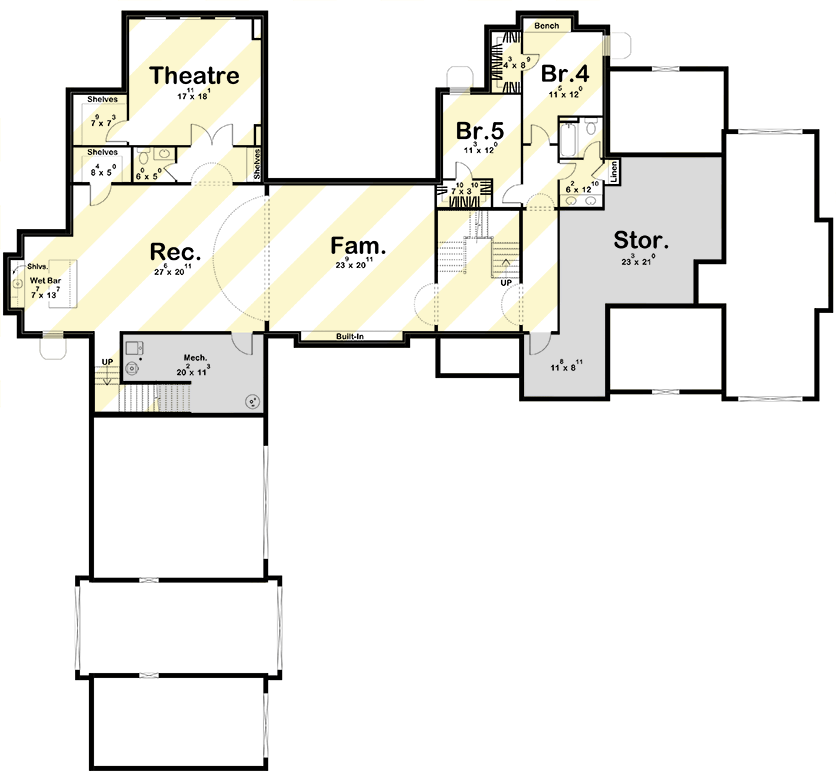 Optional Lower Level Layout ($ Paid Option)