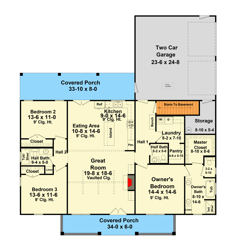 Main Level with Optional Basement