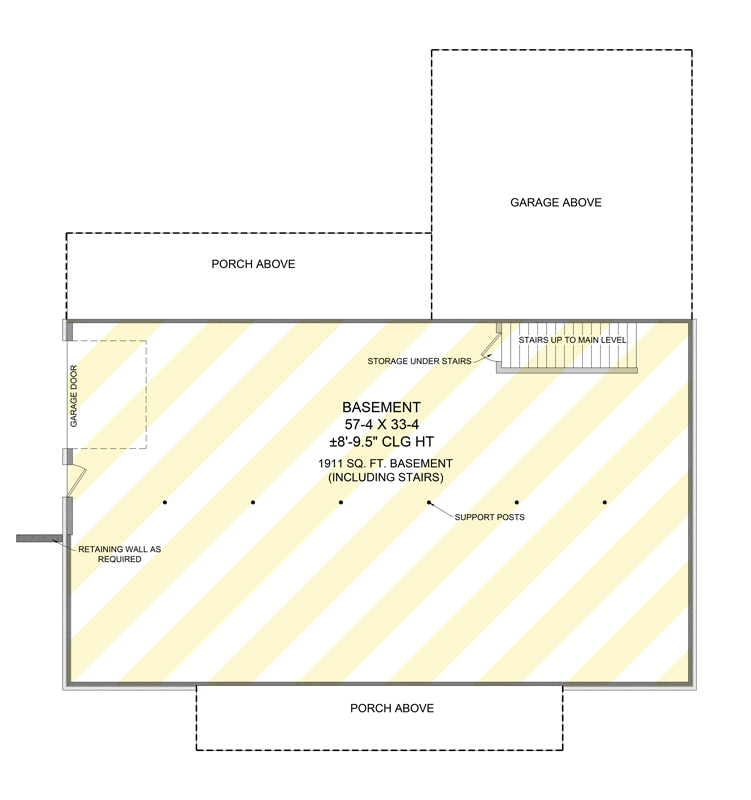 Optional Unfinished Basement