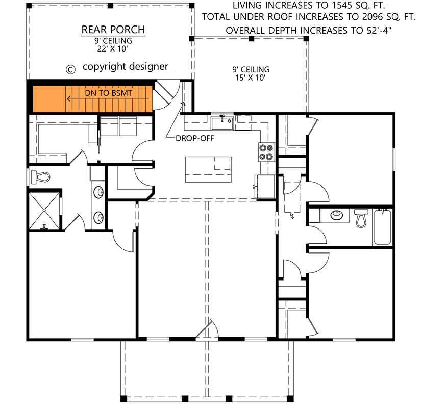 Main Level - Basement Stairs Location