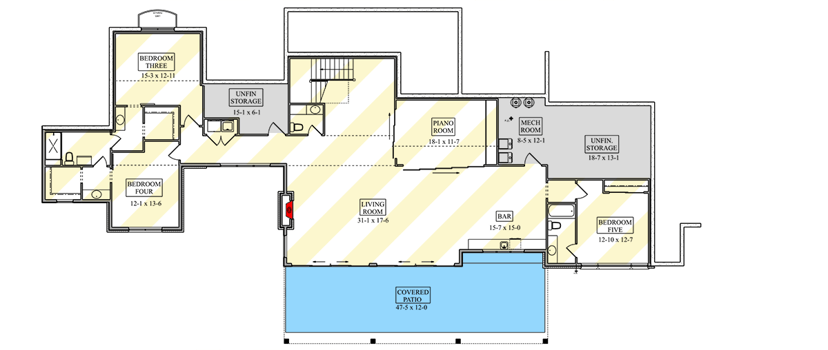 Optionally Finished Lower Level