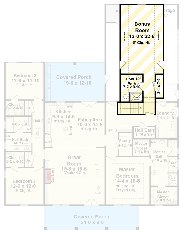 Upper Level Bonus Rooms