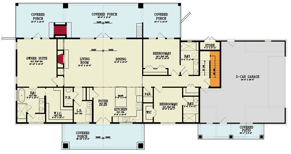 Main Level - Basement Stairs Location