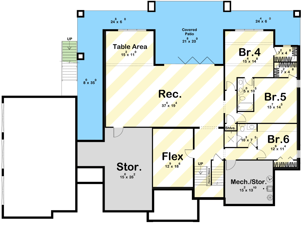 Optional Lower Level Layout ($ Paid Option)