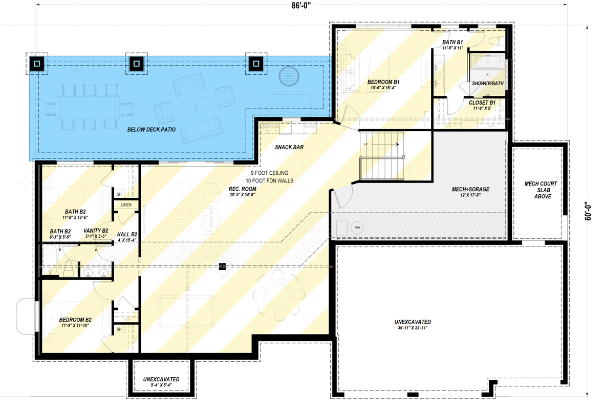 Lower Level - Optionally Finished Walkout Basement