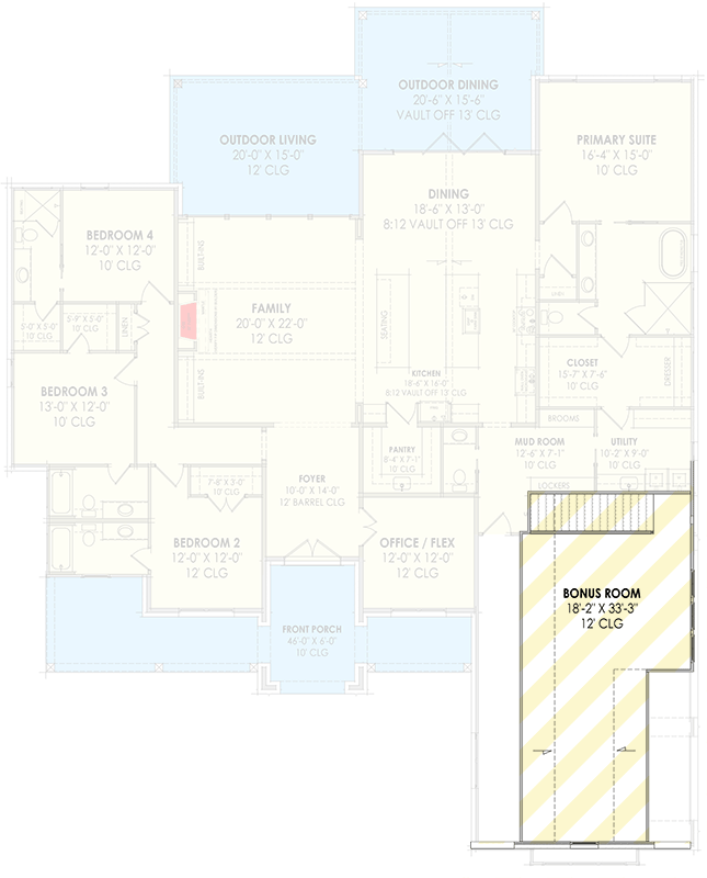 Optionally Finished Bonus Room
