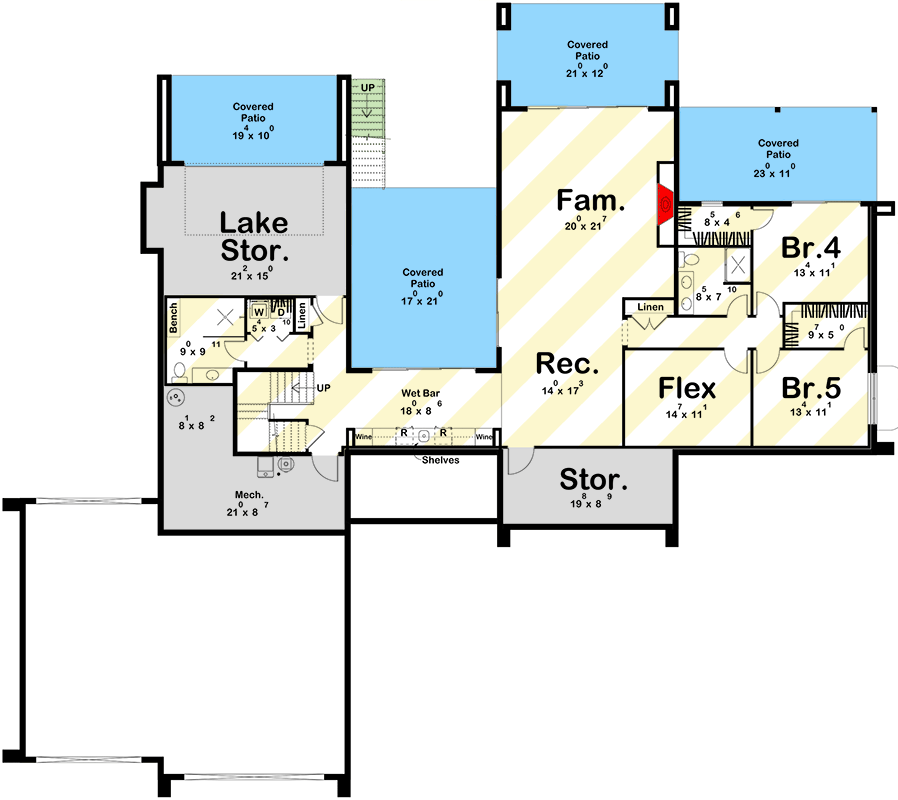 Optional Lower Level Layout ($ Paid Option)
