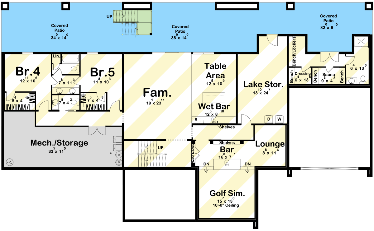 Optional Lower Level Layout ($ Paid Option)